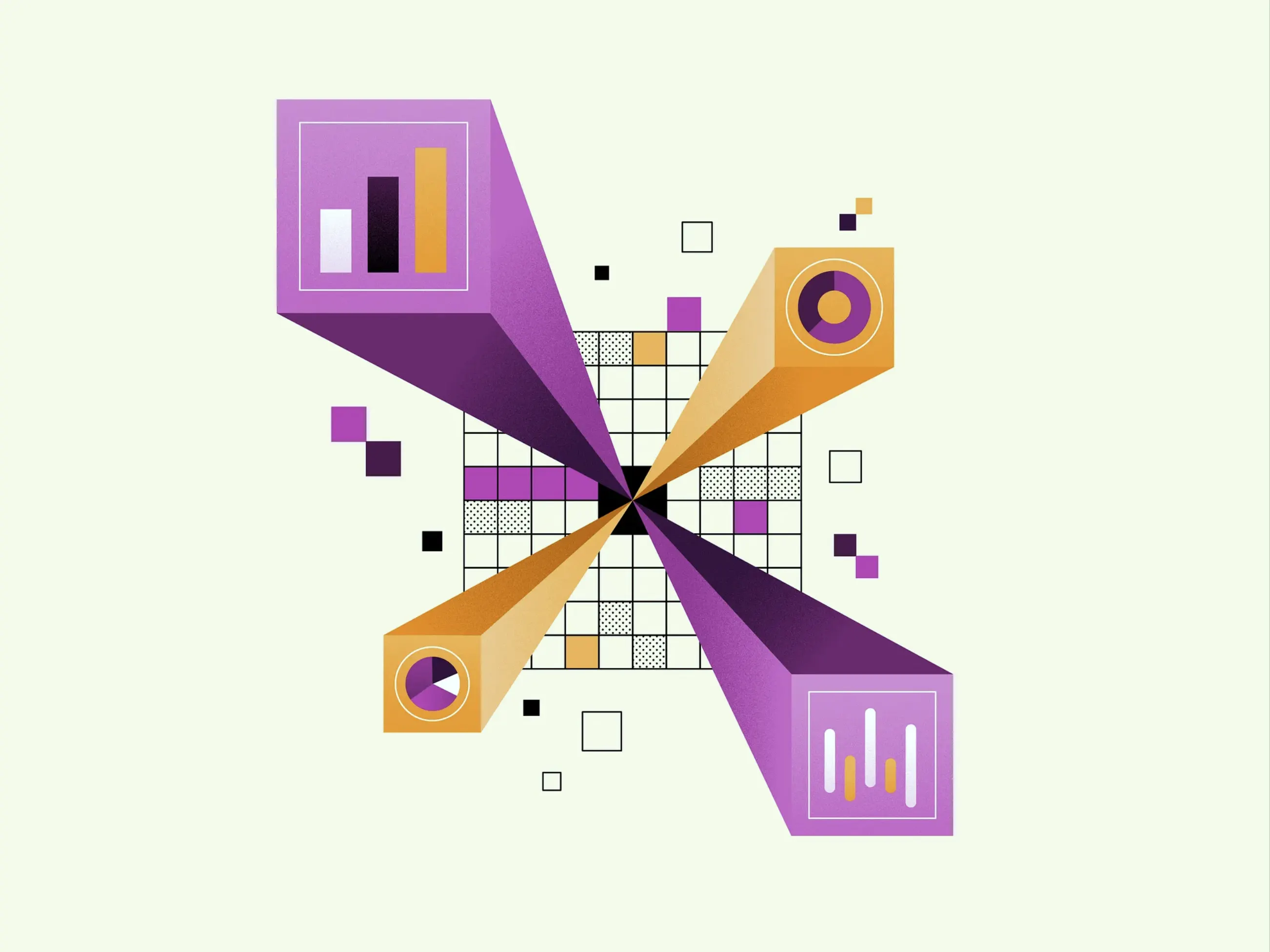 Illustration of the Dynflux AI analytics service