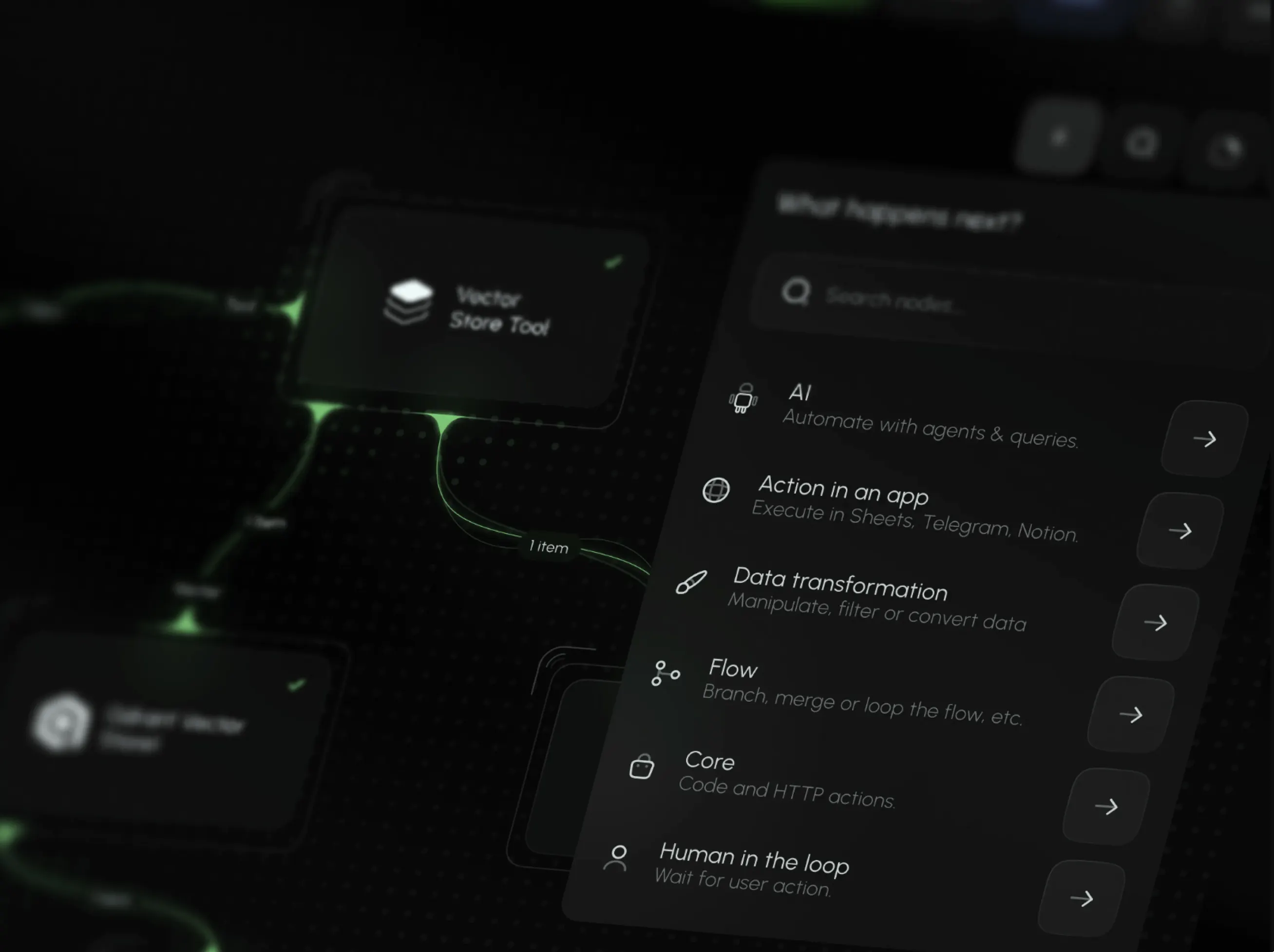 Illustration of the Dynflux AI knowledge base service