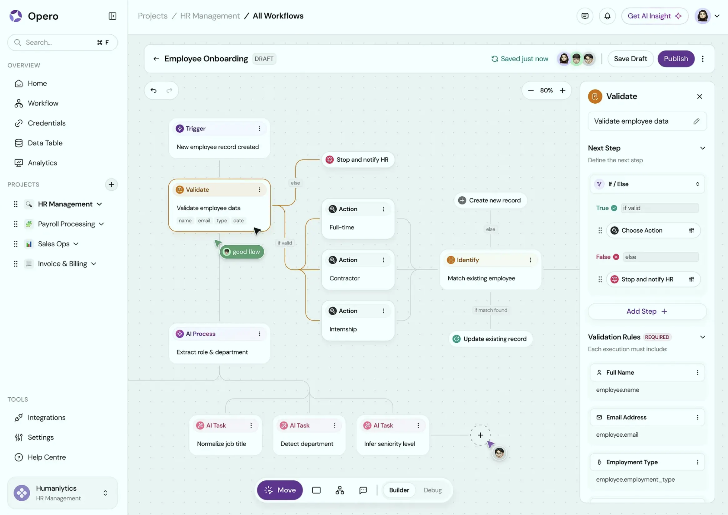 Illustration of the Dynflux AI workflows service